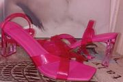 Pink High Heels Size 8