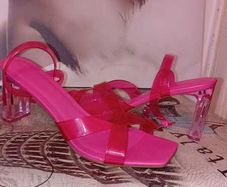 Pink High Heels Size 8