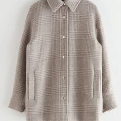 Wool oversized shirt jacket, Other Stories