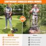 Strimmer Cordless Electric Garden Strimmer Cordless Grass Trimmer with 21v 4.0mah Battery Strimmers Lightweight Cordless Strimmers with Battery And Charger for Small And Medium Garden Lawns Image 5