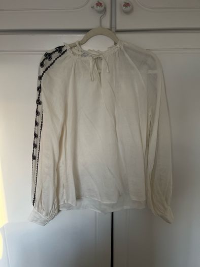 &other stories embroidered blouse