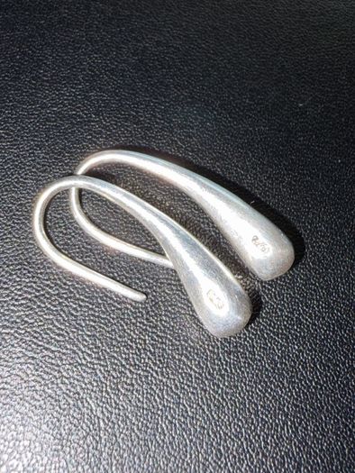 Silver earrings