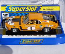 Scalextric Ford Mustang Boss 302  Slot Car  ( gt classic touring muscle superslot )