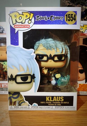 Funko Pop 1554 Black Clover Klaus Anime Manga Figure Asta Yuno Noelle