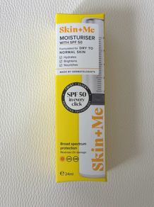 Skin + me Moisturiser with SPF 50 for dry to normal skin 24ml