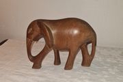 Carved wooden Elephant statue