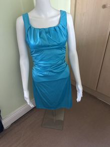 Ocean blue midi dress