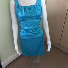 Ocean blue midi dress