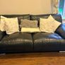 Leather Two seater Three seater couch Image 2