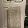 Shona Joy Mini Asteri Dress in Silver Image 3