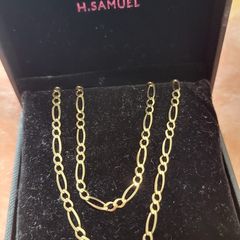 9ct figar chain necklace