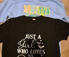 2 girls t-shirts 10-11Y