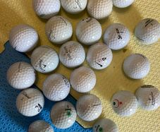 23 Mixed brand golf balls