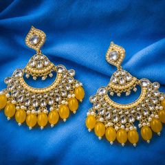 Kundan Chandbali Earrings