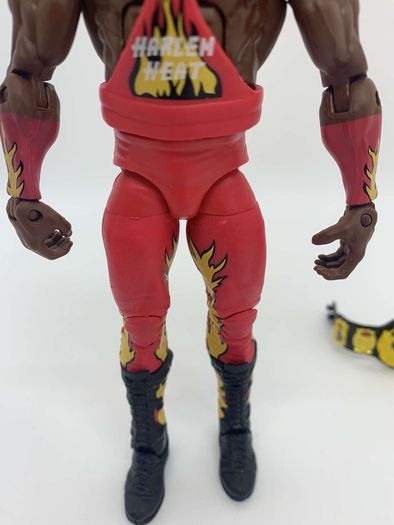 wwe elite series 46 Harlem Heat Booker T & Stevie Ray action figures