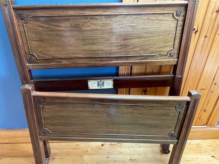 Pair of Antique Staples & Co. Mahogany Single Beds (Head & Footboards)