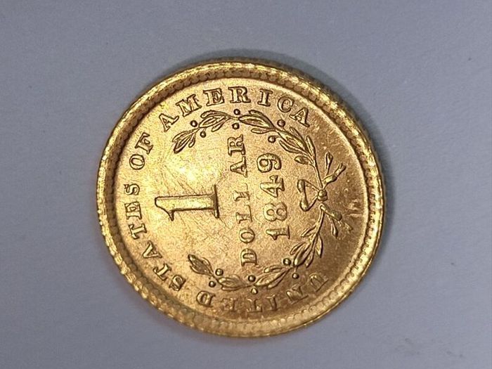 Usa 1 Dollar 1849 - Gold Coin