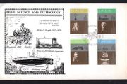 1981 Ireland Science &amp; Technology Commemorative Stamps Hibernian Illustrated First Day Cover (FDC)