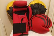 Boxing Gloves and Pads Set