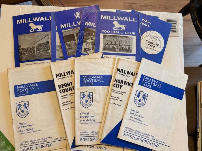 Millwall Football Club. Collection of Vintage Match Programmes. 1960's and 1970's.
