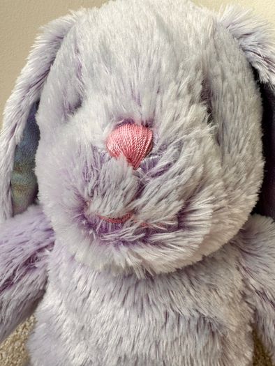 Build A Bear Purple Pawlette Pastel Purple Rabbit Plush approx. 42 cm. Used Please see photos