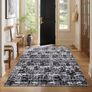 Rug for Living Room 120x180, Black Abstract Soft Bedroom Rug Non-shedding Image 6