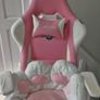 Autofull pink  bunny gaming chair Image 9