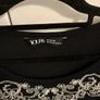 Yours Black Embroidered Top Floral Detail 8XL 56 28 Image 3