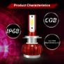 2x 36W 6000LM H4 H7 H11 Car LED Conversion Headlight Bulb KIT Bulbs 6000K Image 2