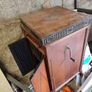 Antique c.1920s or 30s FloorStanding Cabinet Gramophone, Goldring Special-Electro 24 Soundbox, Hand Crank Image 9