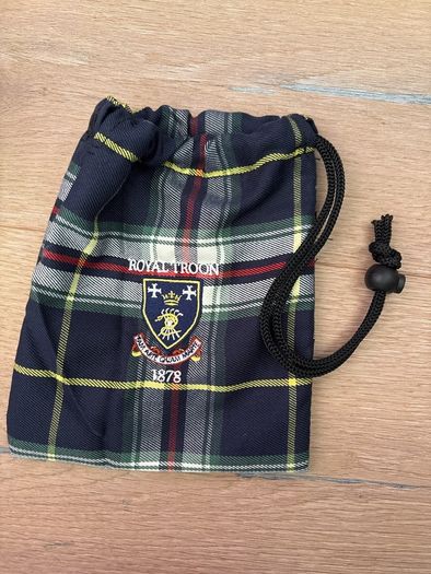 Royal Troon Golf Club Tartan Valuables Pouch