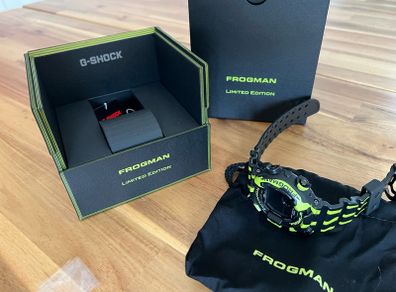 Casio G Shock Master of G Frogman Limited Edition Poison Dart Frog