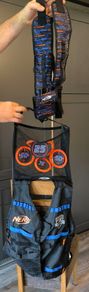 nerf vest + target