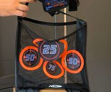 nerf vest + target