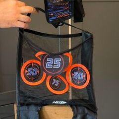 nerf vest + target