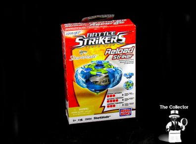 Mega Bloks Magnext Battle Strikers Turbo Tops Reload Striker Sharkblade 29454 New Sealed Box