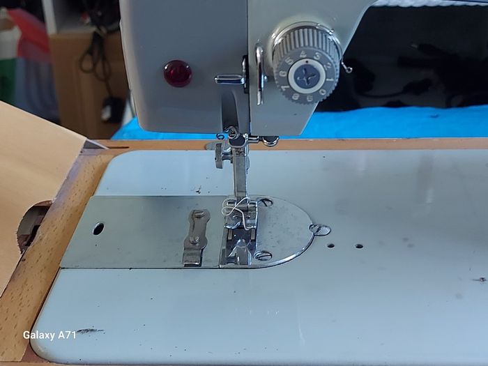 Novum Electric Sewing Machine with Sew-Tric Motor with Pedal and power supply, Round Pin Plug, A true Blast from the Past