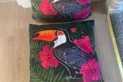 Toucan cushions ( pair)