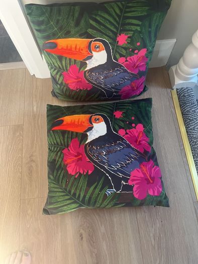 Toucan cushions ( pair)