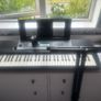 yamaha keyboard & stand Image 4