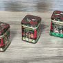 oriental asian vintage X3 empty tea tin set container collectables Image 9