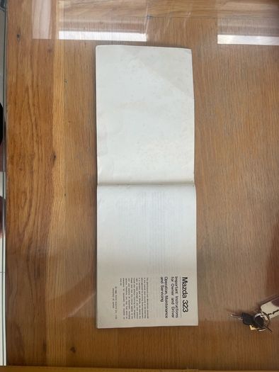 Mazda 323 (1980's) Owners Manual