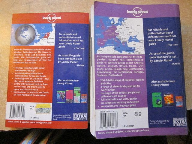 Lonely Planet Guides = Western Europe & Netherlands