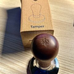Eureka Adjustable Coffee Tamper 58mm (Walnut) - Brand New / Unused