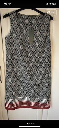 dress Bnwt streetone black print dress size 12