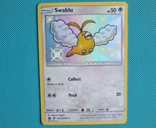 Swablu Shiny Pokemon Card (SV42/AV94) from Hidden Fates Shiny Vault