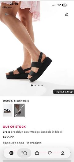 Crocs wedge sandals