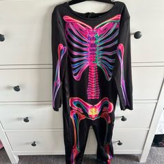 7-9y Neon Skeleton Jumpsuit