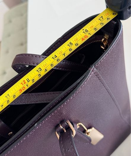Coach bag burgundy