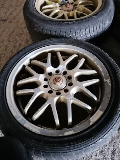 Toyota mr2 mk2 Sparco racing crimson alloy wheels